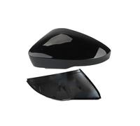 Coperchio Specchietto Laterale Alloggiamento Specchietto Retrovisore Per T-ROC 2018-2022 Calotta Specchio Retrovisore(Black,Left driver)