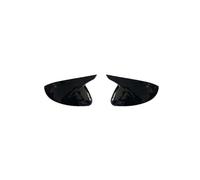 Coperchio Specchietto Laterale Decorazione Per Peugeot 208 2020-2024 Specchietto Retrovisore Calotta Specchio Retrovisore(Bright black horn style)
