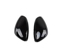 Coperchio Specchietto Laterale Decorazione Per Peugeot 208 2020-2024 Specchietto Retrovisore Calotta Specchio Retrovisore(Bright black)