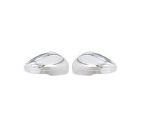 Coperchio Specchietto Laterale Per Ford Focus MK4 2019-2024 Modifica Guscio Specchietto Retrovisore Tipo Pasta Calotta Specchio Retrovisore(Argento galvanizzato)