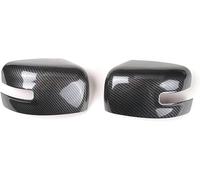 Coperchio specchietto Laterale,per Jeep Renegade 2016-2021,Calotte Ricambio specchietti Esterni Accessori Auto Side Mirror Cover Trim,A-Carbon Fiber Black