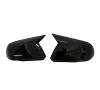 Coperchio Specchietto Per Ford Per Mustang 2015-2024 Coppia di cappucci per specchietti retrovisori per ala laterale per auto Gusci Specchietti(EU-with light-Black)