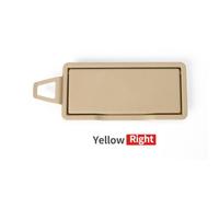 Coperchio specchio per visiera ombra solare Compatibile con Classe C GLK W204 X204 Modelli tra cui C200 C250 C300 GLK300 FAST NUMERO DI parte 2048104510(Yellow Right)