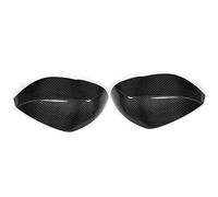 Coperchio specchio retrovisore in fibra di carbonio Coperchio di copertura premium Glossy Finitura Easy Installazione Accessorio esterno durevole per Q50 Q70 Q60 2014 UP 2PCs set