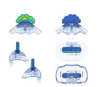 Coperchio superiore Adatto per Tamagotchi Paradiso Console di gioco trasparente superiore custodia protettiva Accessori del gioco (Green hat)