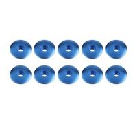 Coperchio Superiore per forcella Bike 28.6mm Lega Leggero Coperchio | Lega alluminio robusta, leggera, 10 , diametro interno 6.5mm, nero oro argento rosso(Blue)