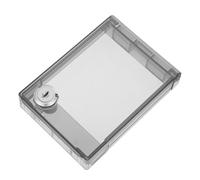 Coperchio Termostato con Serratura per Pannello Condizionatore 13x9 CM | Custodia Protettiva in Plastica Trasparente, Blocco con Chiave, per Pannelli Aria Condizionata Centrali