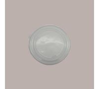 Coperchio Trasparente in Polipropilene Dm 196H12mm per Contenitore Tondo in Alluminio Nero e Oro Eclipse per Microonde PL121200 cm 50 pezzi