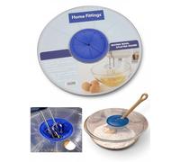 Coperchio trasparente per frusta per uova in silicone per uso alimentare, coperchio antispruzzo per miscelatori elettrici, riutilizzabile, universale, per cottura di utensili da cucina essenziali