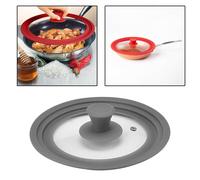 Coperchio Universale Coperchio Pentola in Vetro E Silicone Coperchio Padella