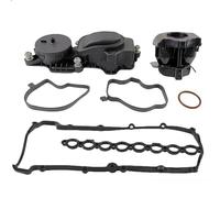 Coperchio valvola auto Kit Guarnizione Coperchio Valvola E Valvola Di Sfiato Separatore Olio Per BMW Per E46 E87 E90 E60 E61 E83 Per M47 11127799224 11127794495 valvole motore(1 set)