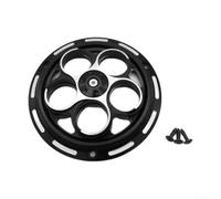 Coperchio Ventola Rotante per Piaggio per sprint Primavera 150 in Alluminio - Copertura Decorativa Raffreddamento Motore Accessorio Nero Argento 17x17x4cm(Red)