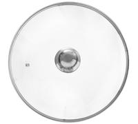 Coperchio Vetro Universale pentola bordo inox resistente calore 30 cm