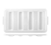 Giganplast Coperchio per portaposate self-service Art.9170M Bianco 30x2x56 cm