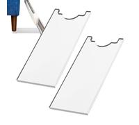 Coperini di letti - Stoppatore di letti trasparenti da 2 pezzi per paraurti a barriera, mobili non slip con design protettore, distanziatore a parete per flusso d'aria avanzato, protezione della sicur