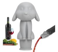 Coperini di vino coniglio - Stopponi bottiglie coniglietto, design decorativo divertente, costruzione silicone flessibile, facile da usare | Accessorio per la conservazione del