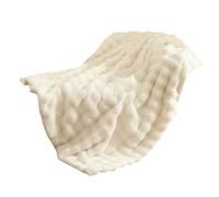 Coperta a due strati per soggiorno, camera da letto, decorazione invernale, calda coperta in peluche e federa per cuscino in pile di poliestere, cuscino per divano o un accessorio caldo e confortevole