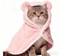 Coperta A Mantella Per Cani - Fodera Per Giacca Calda, Felpa Con Cappuccio Foderata In Pile, Applicazione Di Protezione Termica Morbida E Di Lunga Durata | Accessorio Di Abbigliamento Per Animali Dome