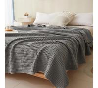 Coperta A Nido d'Ape in 100% Cotone, Coperte Rinfrescanti per Chi Dorme al Caldo - Coperta Leggera, Morbida, Traspirante, Lavata per L'Estate, Sottile E Fredda., C, 200x230cm