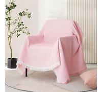 Coperta a nido d'ape, reversibile, con nappe, per tutte le stagioni | Grande copridivano a 3 posti, protezione per mobili, decorazione per la casa, per soggiorno, adatto agli animali domestici