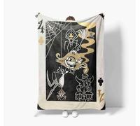 Coperta Anime Hazbin Hotel 3D stampata coperta divano coperta autunno inverno calda flanella coperta casa biancheria da letto prodotti 120 x 150 cm, Tipo 3, 120*150cm, Anime