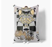 Coperta Anime Hazbin Hotel 3D stampata coperta divano coperta autunno inverno calda flanella coperta casa biancheria da letto prodotti 120 x 150 cm, Tipo 11, 120*150cm, Anime