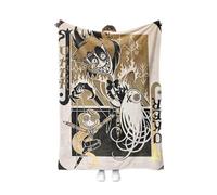 Coperta Anime Hazbin Hotel 3D stampata coperta divano coperta autunno inverno calda flanella coperta casa biancheria da letto prodotti 120 x 150 cm, Tipo 4., 120*150cm, Anime