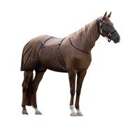 Couverturel anti-eczéma pour cheval Q-essentials Marron 145 cm (lunghezza totale: 195 cm)