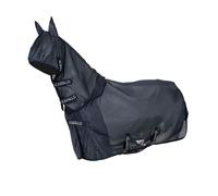 Coperta antimosche per cavalli in tessuto traspirante con maschera e copricollo