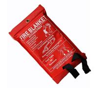 Coperta Antincendio,1m x 1m Coperta Antincendio in Fibra di Vetro Coperta Antincendio di Emergenza Outdoor Escape per Cucina per Cucina,Camino,Griglia,Auto,Campeggio,Casa,Scuola,Oulotte e Ufficio