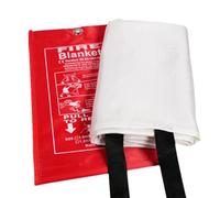 Coperta antincendio, coperta in fibra di - Fibra di Home Fire Resistant Cover - Tappeto di sicurezza ignifugo, attrezzatura di sopravvivenza, materiale scolastico per scuola,