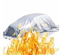 Coperta antincendio di Emergenza di Grandi Dimensioni per Auto, Coperta antincendio in Fibra di Vetro 4x6 m, Ideale per Veicoli elettrici, Include Borsa per Il Trasporto, Attrezzatura di SIC