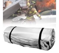 Coperta antincendio di emergenza, in silicone ignifugo, per veicoli e casa | Coperta antincendio ignifuga per la soppressione del fuoco di emergenza in veicoli, magazzini, case e campeggio