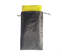 Coperta antincendio in silicone con cuscinetto isolante per barbecue all'aperto, resistente al calore, impermeabile, ignifugo e resistente alle forature (giallo)