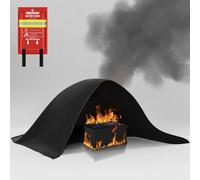 Coperta Antincendio per Batteria per Ebike ed Escooter, Coperta Ignifuga per Batteria al litio, Protezione Ignifuga e Isolamento Termico(100 x 125cm)