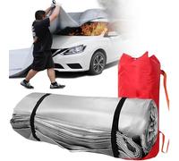 Coperta antincendio per Veicoli - Coperta antincendio di Emergenza Resistente alle Alte Temperature Fino a 1100 °C, Adatta per Camion e Automobili, con Rivestimento in Silicone su Entrambi i