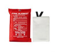 Coperta antincendio realizzata con fibra di vetro intrecciata per protezione termica e spegnimento della fiamma durante la fuga o la copertura di fonti di fuoco (4)