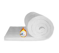 Coperta antincendio, Rotolo di isolamento in fibra ceramica for stufe a legna, caminetti, stufe a pellet, camini, caldaie, ignifugo, calore ad alta densità, diverse finiture, diverse dimensioni(Standa