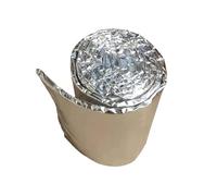Coperta antincendio, Rotolo di isolamento in fibra ceramica for stufe a legna, caminetti, stufe a pellet, camini, caldaie, ignifugo, calore ad alta densità, diverse finiture, diverse dimensioni(Double