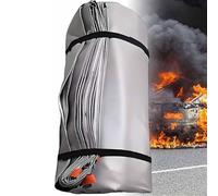 Coperta antincendio, sicurezza antincendio riutilizzabile di emergenza 6x6m | Coperta riutilizzabile antincendio per la sicurezza di emergenza in incidenti stradali e incendi