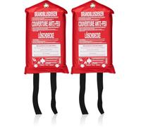 Coperta antincendio Smartwares BBD130 - 1 x 1 metro - Uso rapido (Confezione da 2)