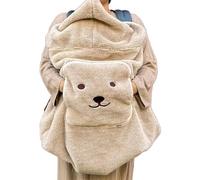 Coperta antivento morbida e confortevole per passeggini alla moda e calda coperta per passeggino, poncho per passeggino