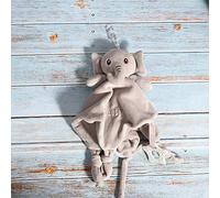 Coperta Asciugamano Lenitiva Simpatica Coperta Peluche Baby 0 anni+ (elefante grigio)