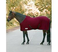 COPERTA ASSORBISUDORE IN PILE CINGHIE SOTTOPANCIA FLEECE RUG WITH CROSS STRAPS