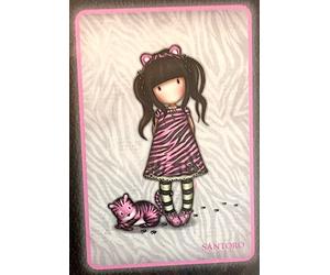 COPERTA blanket RUBY WILD morbida 140X210CM santoro GORJUSS peluche SA07257