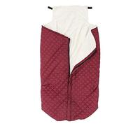 Coperta Calda Antivento For Sedia A Rotelle, Coperta Leggera Sedia A Rotelle Con Cerniera E Villi, Set Antivento Siamese For Anziani(Red)