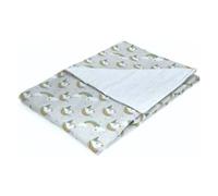 Coperta carrozzina Jersey e Mussola Cotone 100% (90x65cm) Unicorno rosa MCUR