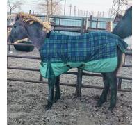 Coperta Cavallo Invernale Traspirante Impermeabile Resistente Antivento Pancia