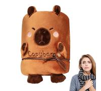 Coperta Con Cappuccio Capybara - Mantello Indossabile Oversize Da 120 Cm, Morbido Peluche Confortevole | Comodo Involucro Da Viaggio ConCappuccio Per Uomo Donna Divano Da Campeggio Notte Di Film Pigi