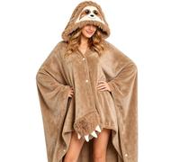 Coperta con cappuccio Plaid caldo, motivo animale mantello | Plaid con Cappuccio Oversize per il , il campeggio, le serate al cinema, la camera da letto